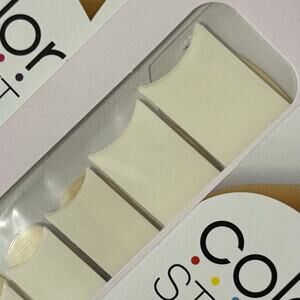 New Color Street “City of Love” Sheer Beige Overlay French Manicure Nail Strips